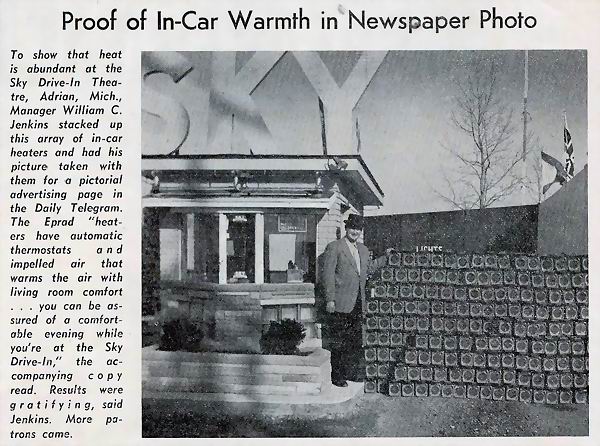 Sky Drive-In Theatre - From Box Office Magazine (newer photo)